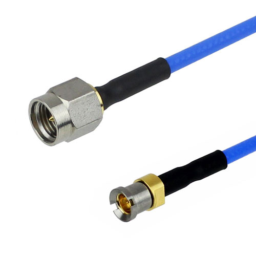 SMA Male to Smooth Bore SMP Male Bulkhead Cable FM-F086 Coax in 48 Inch FMC0233085-48