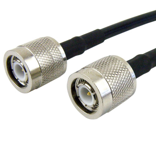 TNC Male (Plug) to TNC Male (Plug) Cable RG-58 Coax Up To 1 GHz, 1.35 VSWR in 120 Inch FMC0303058-120