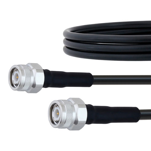TNC Male to TNC Male Cable LMR-240 Coax in 48 Inch with Times Microwave Connectors FMC0303240-48
