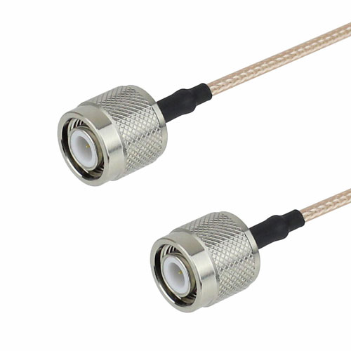 TNC Male to TNC Male Cable RG-316 Coax in 48 Inch with LF Solder FMC0303315LF-48