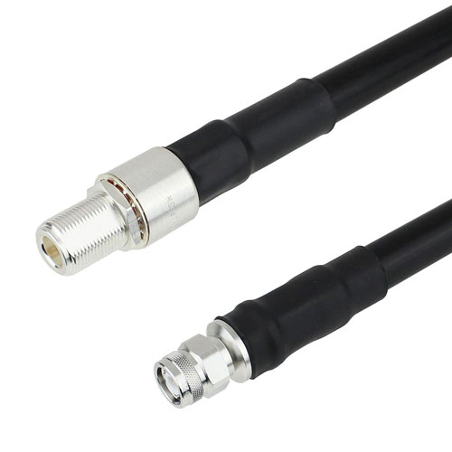 TNC Male to N Female Bulkhead Cable LMR-600-DB Coax with Times Microwave Connectors FMC0311610