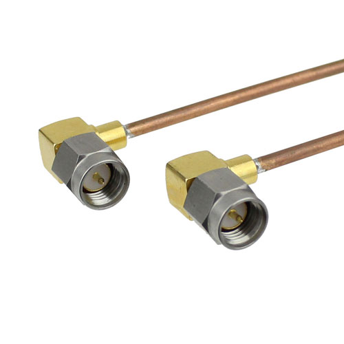 RA SMA Male to RA SMA Male Cable RG-405 Coax FMC0404988