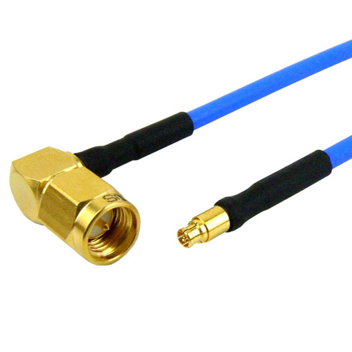 RA SMA Male to Mini SMP Female Cable FM-F086 Coax in 12 Inch FMC0425085-12
