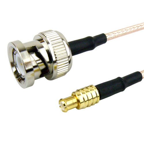 MCX Plug (Male) to BNC Male (Plug) Cable RG-316 Coax Up To 3 GHz in 24 Inch FMC0708316-24