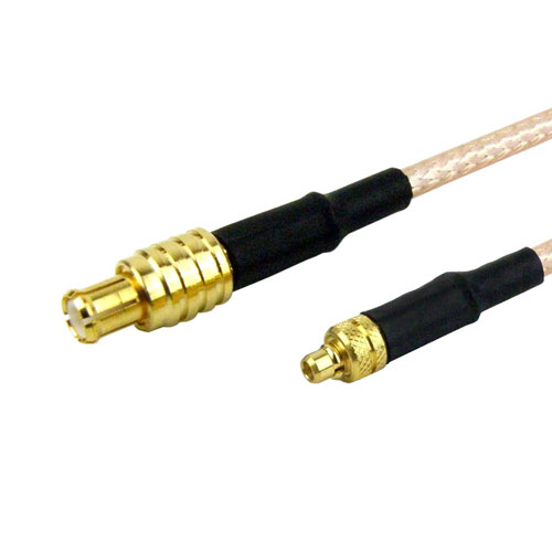 MCX Plug (Male) to MMCX Plug (Male) Cable RG-316 Coax Up To 3 GHz, 1.35 VSWR in 12 Inch FMC0709315-12