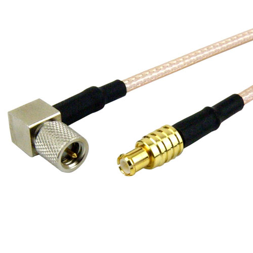 MCX Plug (Male) to RA 10-32 Male (Plug) Cable RG-316 Coax Up To 2 GHz in 24 Inch FMC0714316-24