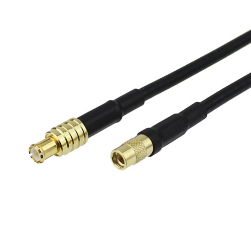 MCX Plug to MMCX Jack Cable RG-174 Coax in 24 Inch FMC0724174-24