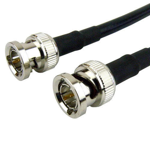 75 Ohm BNC Male to 75 Ohm BNC Male Cable 75 Ohm RG-59 Coax in 120 Inch FMC0808059-120