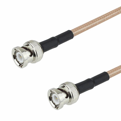 BNC Male to BNC Male Cable RG-142 Coax in 48 Inch FMC0808142-48