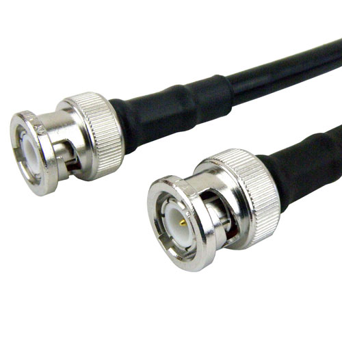BNC Male to BNC Male Cable LMR-240 Coax in 48 Inch with Times Microwave Connectors FMC0808240-48