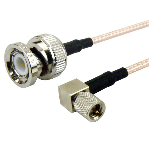 BNC Male to RA 10-32 Male Cable RG-316 Coax in 72 Inch FMC0814315-72
