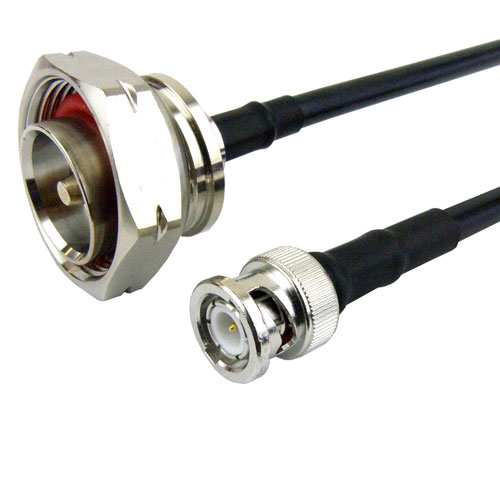 BNC Male to 7/16 DIN Male Cable LMR-240 Coax in 24 Inch FMC0815240-24