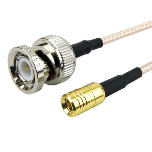 BNC Male to SMB Plug Cable RG316 Coax in 24 Inch FMC0816316-24