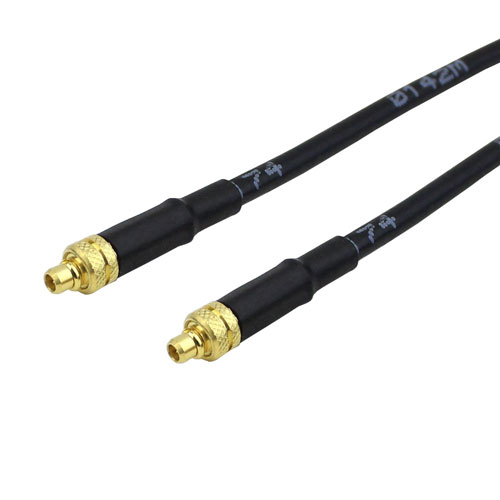 MMCX Plug to MMCX Plug Cable RG174 Coax in 12 Inch FMC0909174-12