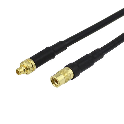 MMCX Plug to MMCX Jack Cable RG-174 Coax in 72 Inch FMC0924174-72