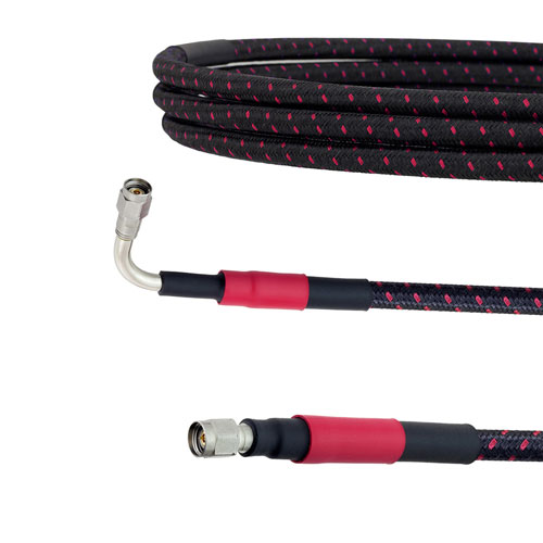 Precision 1.85mm Male to RA 1.85mm Male Cable VNA High Flex Coax FMC1000