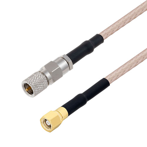 10-32 Male to SMC Plug Cable RG-316 Coax in 100 CM length FMC1018315-100CM