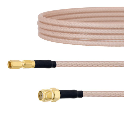 SMA Female to SSMC Plug Cable RG-316 Coax in 60 Inch FMC1334315-60