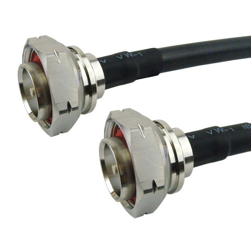 7/16 DIN Male (Plug) to 7/16 DIN Male (Plug) Cable LMR-400 Coax Up To 2.5 GHz, 1.35 VSWR FMC1515400