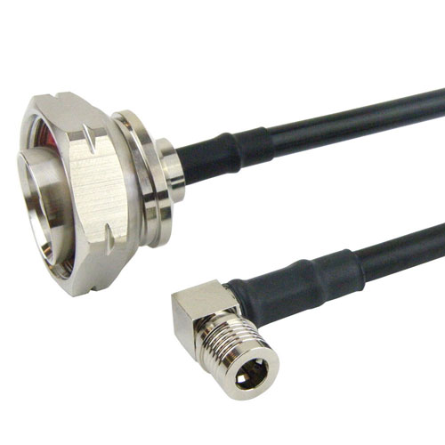 7/16 DIN Male to RA QMA Male Cable LMR-240 Coax in 48 Inch FMC1523240-48