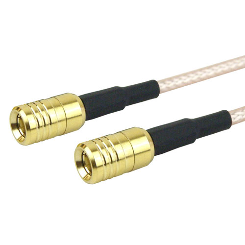 SMB Plug (Male) to SMB Plug (Male) Cable M17/113-RG316 Coax Up To 3 GHz in 12 Inch FMC1616316-12