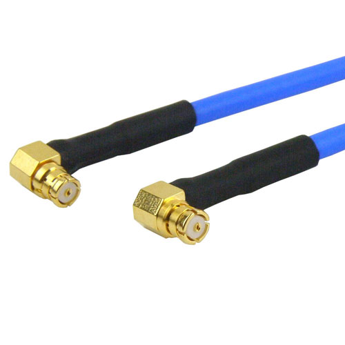 RA SMP Female to RA SMP Female Cable FM-F086 Coax in 36 Inch with LF Solder FMC2121085LF-36