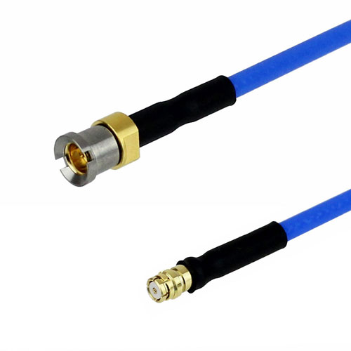 SMP Female to Smooth Bore SMP Male Bulkhead Cable FM-F086 Coax in 48 Inch FMC2233085-48