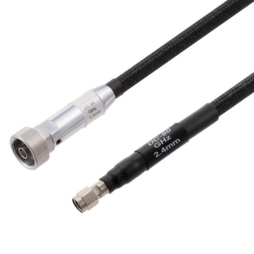 Precision 2.4mm NMD Female to 2.4mm Male Cable VNA High Flex Coax in 48 Inch FMC660-48