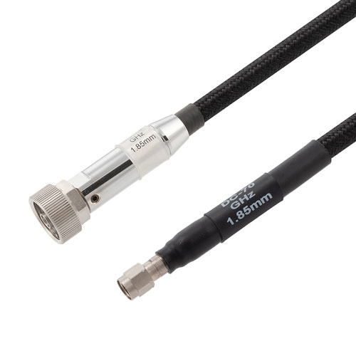 Precision 1.85mm NMD Female to 1.85mm Male Cable VNA High Flex Coax in 48 Inch FMC960-48