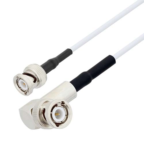BNC Male to RA BNC Male Cable RG-188 Coax FMCA10000