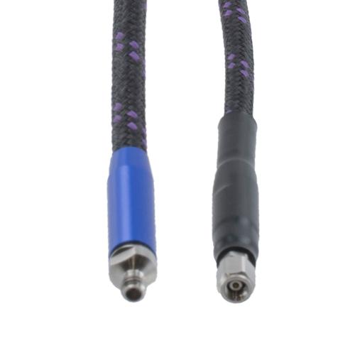 Low Loss 75 Ohm BNC Male to 75 Ohm BNC Male Cable 75 Ohm LMR-400-75 Coax in 12 Inch with Times Microwave Components FMCA100022-12