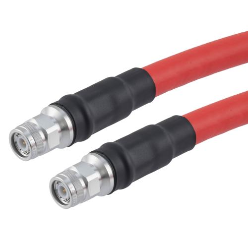 Plenum Low Loss TNC Male to TNC Male Cable LMR-600-LLPX Coax with Times Microwave Components FMCA100054