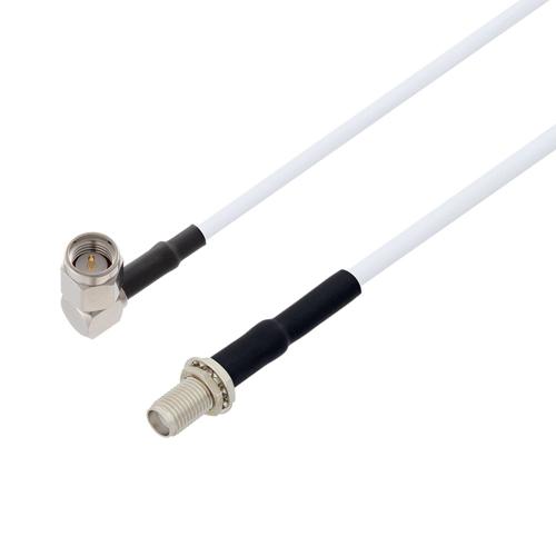 RA SMA Male to SMA Female Bulkhead Cable RG-188 Coax FMCA100064