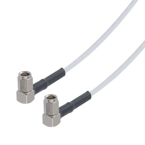 RA SMC Plug to RA SMC Plug Cable RG-188 Coax in 36 Inch FMCA100068-36