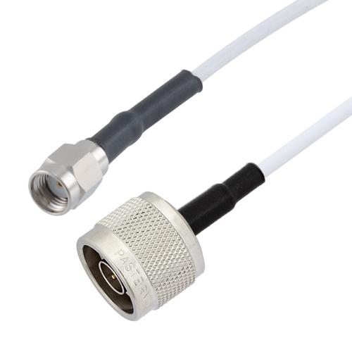 RP SMA Plug to N Male Cable RG-188 Coax in 36 Inch FMCA100070-36