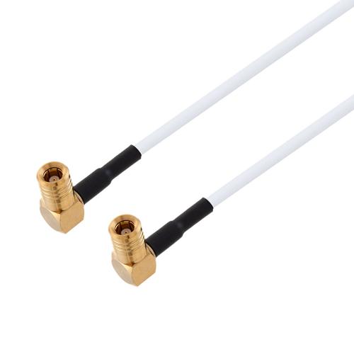 RA SMB Plug to RA SMB Plug Cable RG-188 Coax in 72 Inch FMCA100073-72