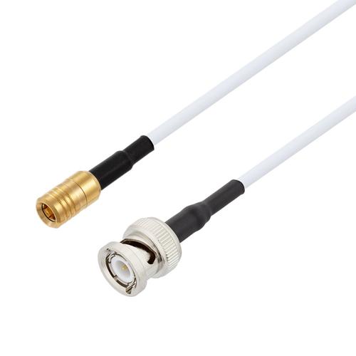 SMB Plug to BNC Male Cable RG-188 Coax in 12 Inch FMCA100084-12