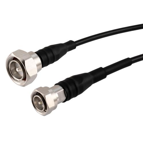 Low PIM 4.3-10 Male to 7/16 DIN Male Cable TCOM-240 Coax With Times Microwave Components FMCA100098