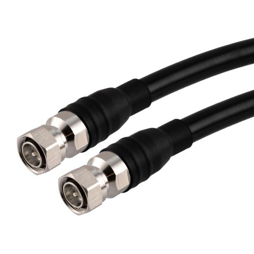 Fire Rated Low PIM 4.3-10 Male to 4.3-10 Male Cable TCOM-600-FR Coax With Times Microwave Components FMCA100125