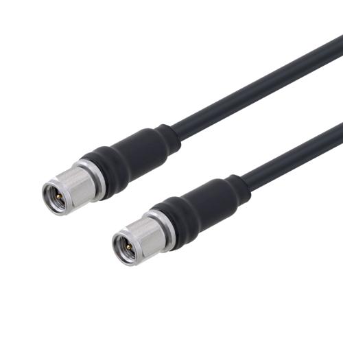Low Loss SMA Male to SMA Male Cable TCOM-195 Coax in 12 Inch With Times Microwave Components FMCA100134-12