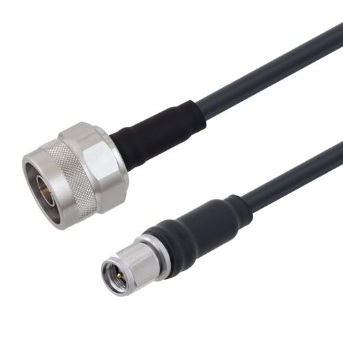 Low Loss N Male to SMA Male Cable TCOM-195 Coax With Times Microwave Components FMCA100136