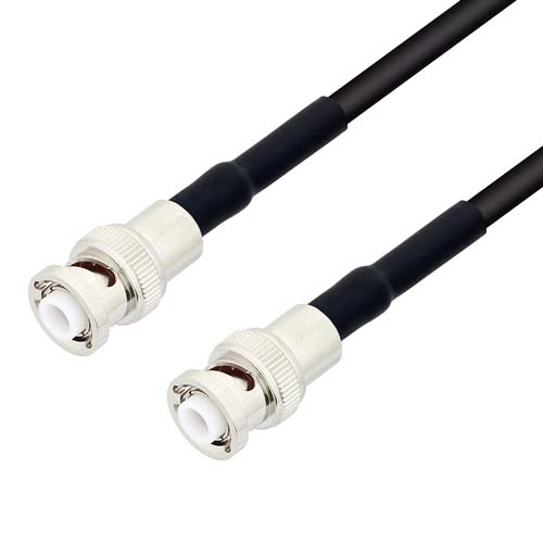 MHV Male to MHV Male Cable RG-58 Coax in 12 Inch FMCA10015-12