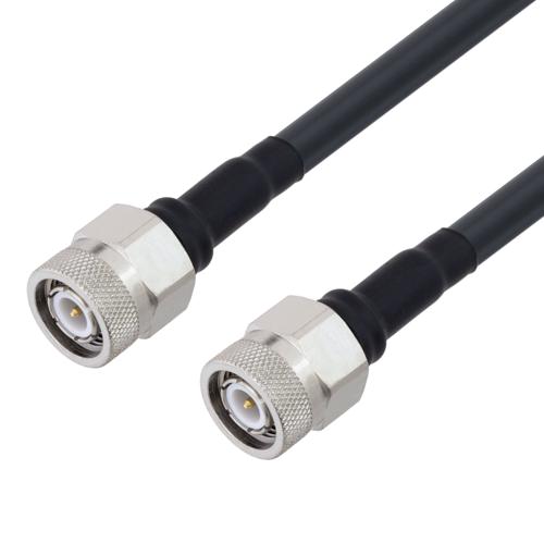 Fire Rated Low Loss TNC Male to TNC Male Cable TCOM-240-FR Coax With Times Microwave Components FMCA100158