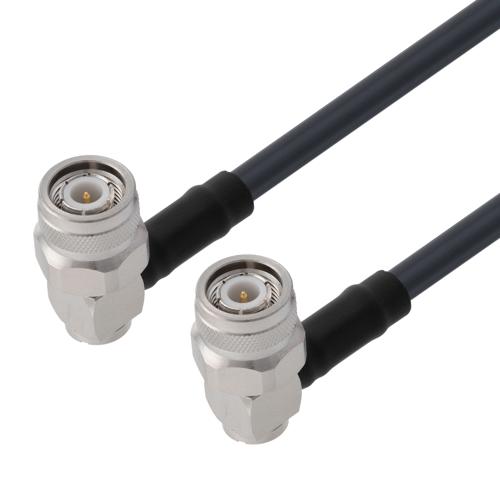Fire Rated Low Loss RA TNC Male to RA TNC Male Cable TCOM-240-FR Coax With Times Microwave Components FMCA100159