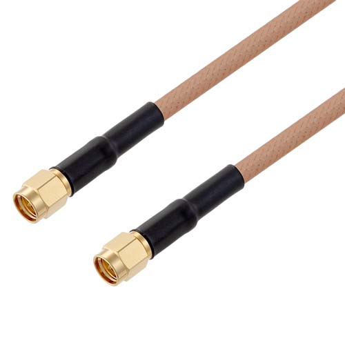SMA Male to SMA Male Cable RG-400 Coax in 24 Inch FMCA10016-24