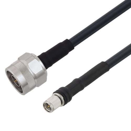 Fire Rated Low Loss N Male to SMA Male Cable TCOM-240-FR Coax With Times Microwave Components FMCA100161-36