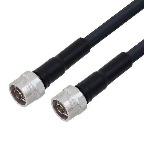 Fire Rated Low Loss N Male to N Male Cable TCOM-400-FR Coax With Times Microwave Components FMCA100170