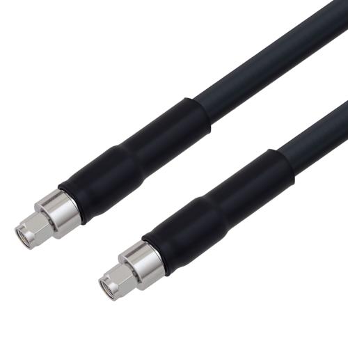 Fire Rated Low Loss SMA Male to SMA Male Cable TCOM-400-FR Coax With Times Microwave Components FMCA100173