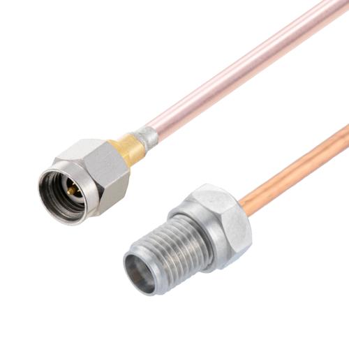 2.92mm Male to 2.92mm Female Cable .118 Semi-Rigid Coax in 18 Inch FMCA100184-18