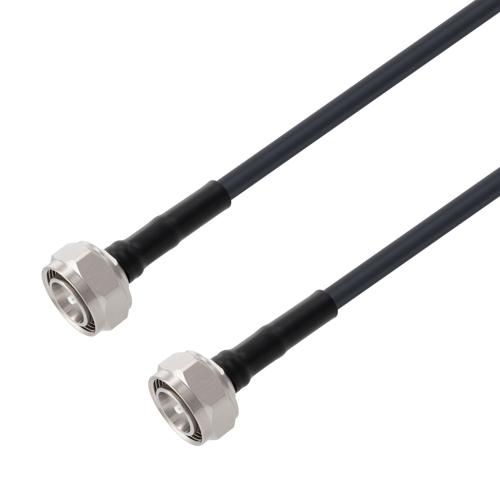 Low Loss 4.3-10 Male to 4.3-10 Male Cable LMR-240-UF Coax in 60 Inch with Times Microwave Components FMCA100227-60
